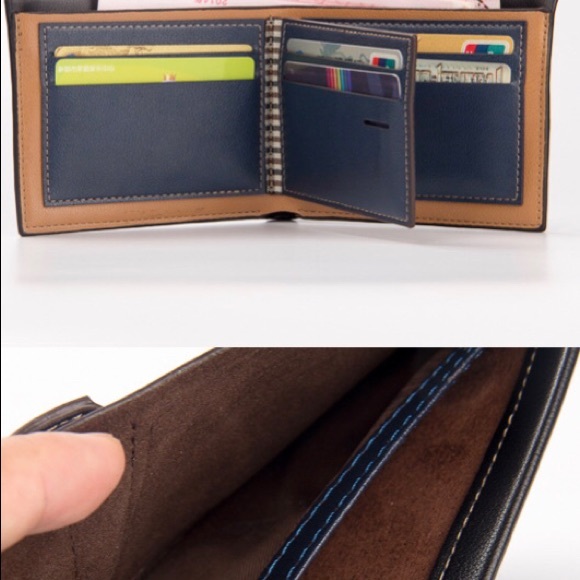 Men’s Slim Leather Wallet - Picture 2 of 7